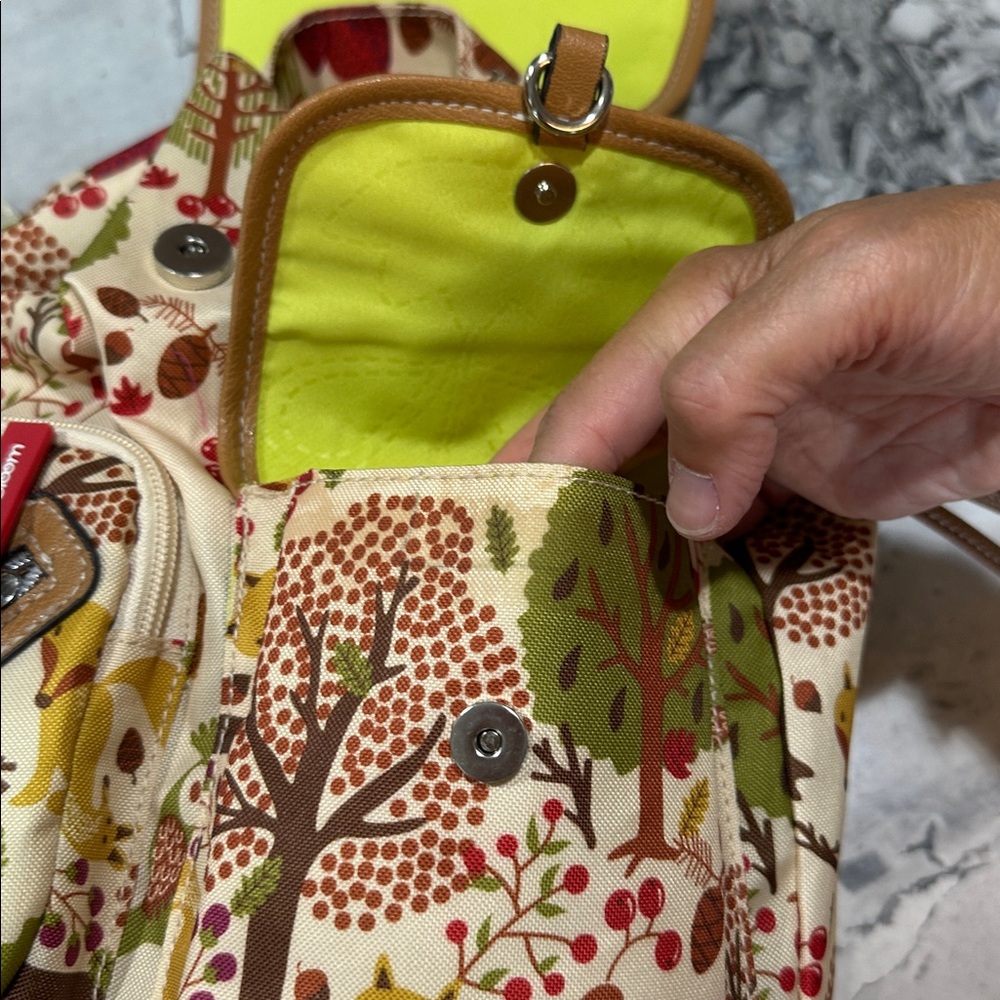 NWT! Lily Bloom Forest Owl Riley Backpack - Picture 14 of 16